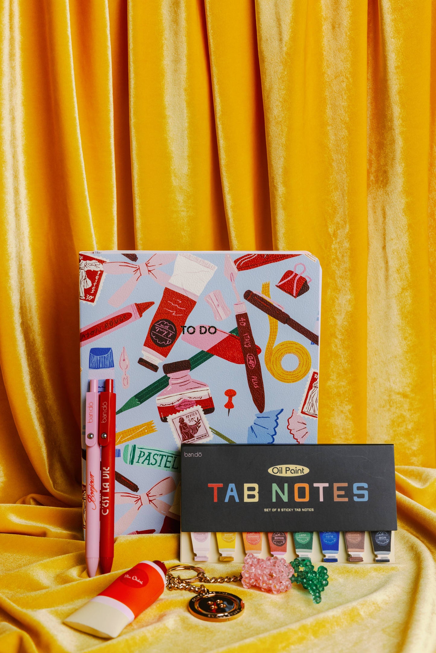Sticky Tab Notes, Oil Paint