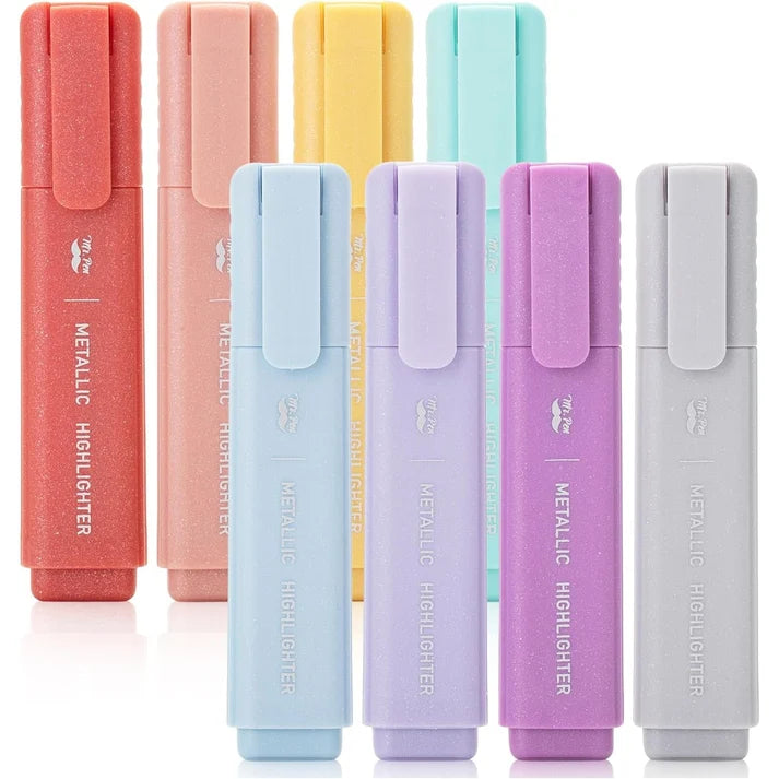 Mr. Pen Glitter Metallic Highlighters