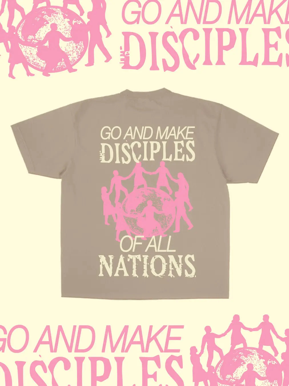 "Go & Make Disciples" Tee- LARGE