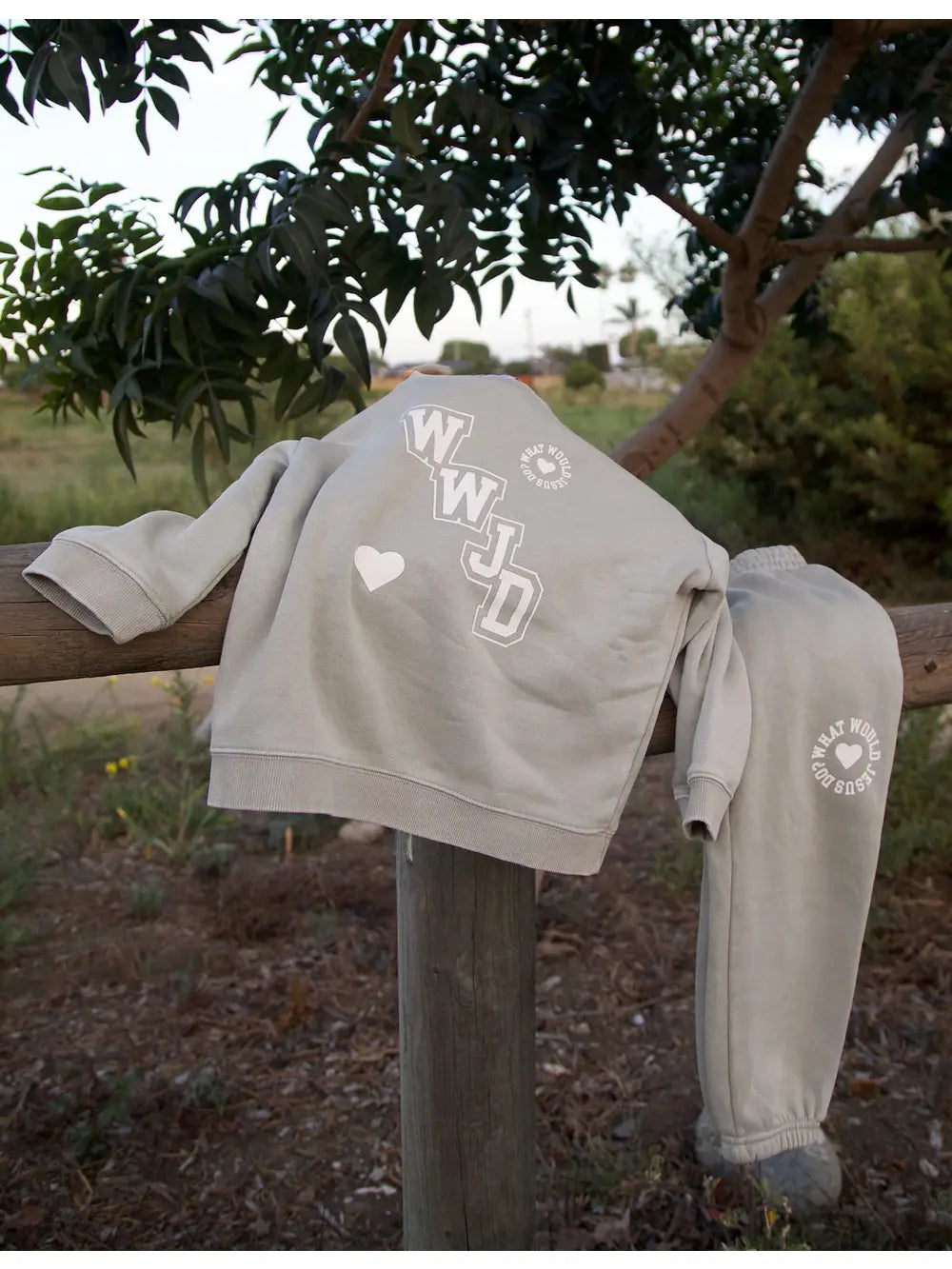 WWJD Varsity Kids Crewneck