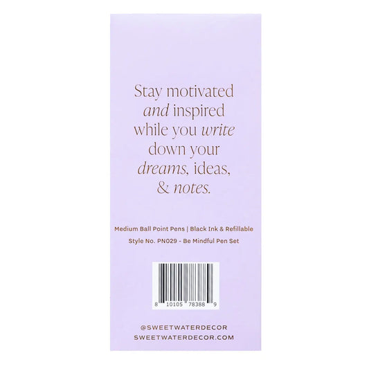 Be Mindful Metal Pen Set - Home Decor & Gifts