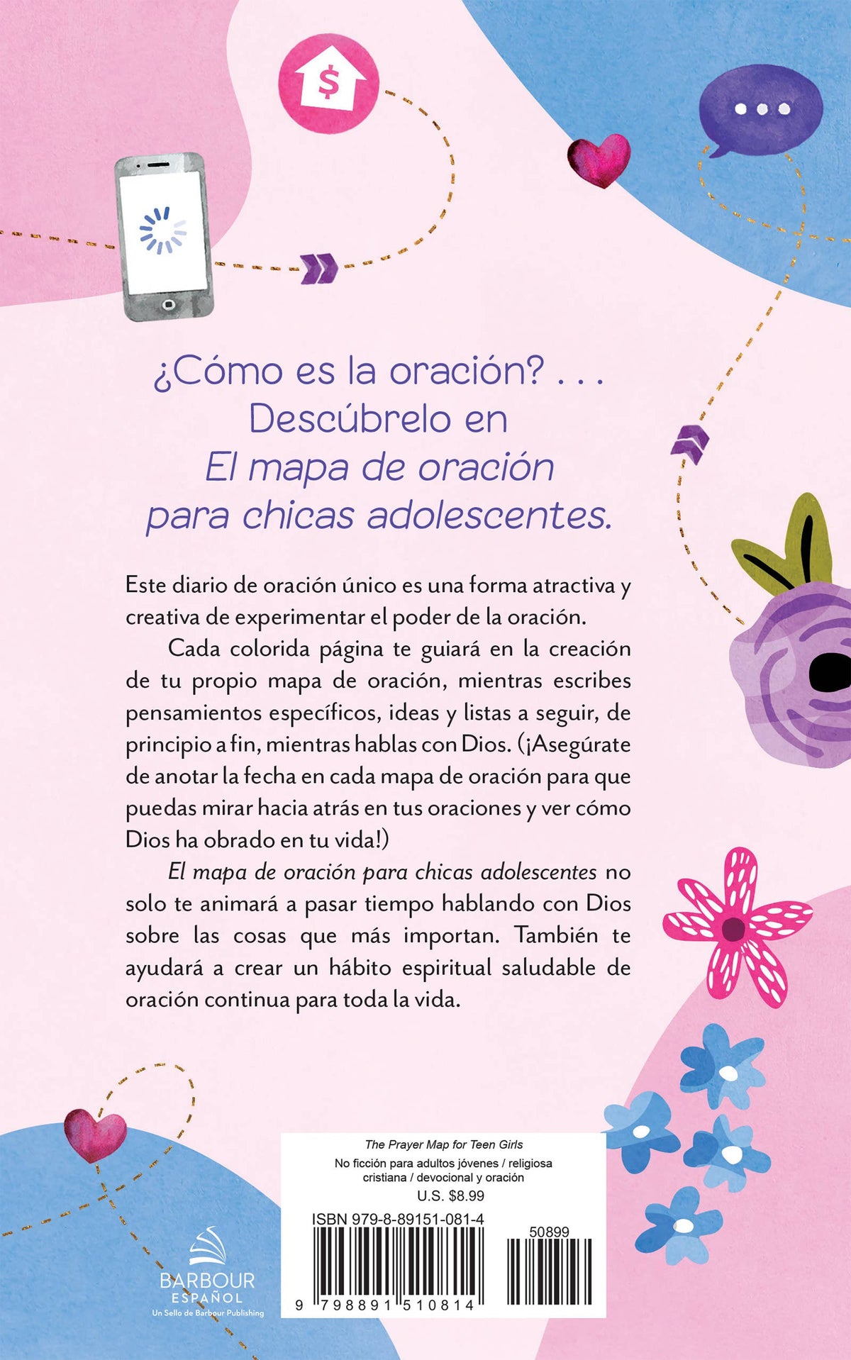 El mapa de oración para chicas adolescentes