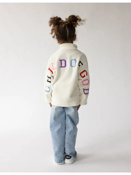 Child of God Fleece Kids Pullover-9/10Y