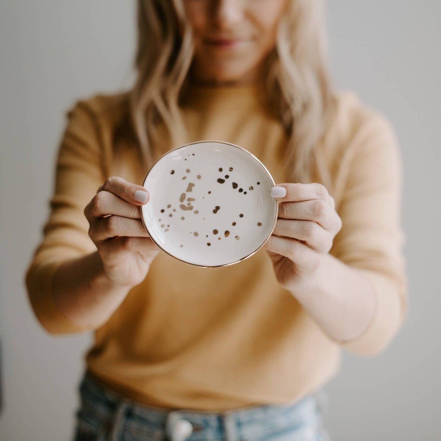 Speckled Jewelry Dish - Home Decor & Gifts