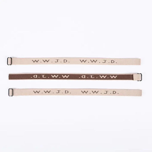WWJD Bracelet - Tan