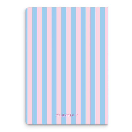 Cotton Candy Stripes Keri Notebook