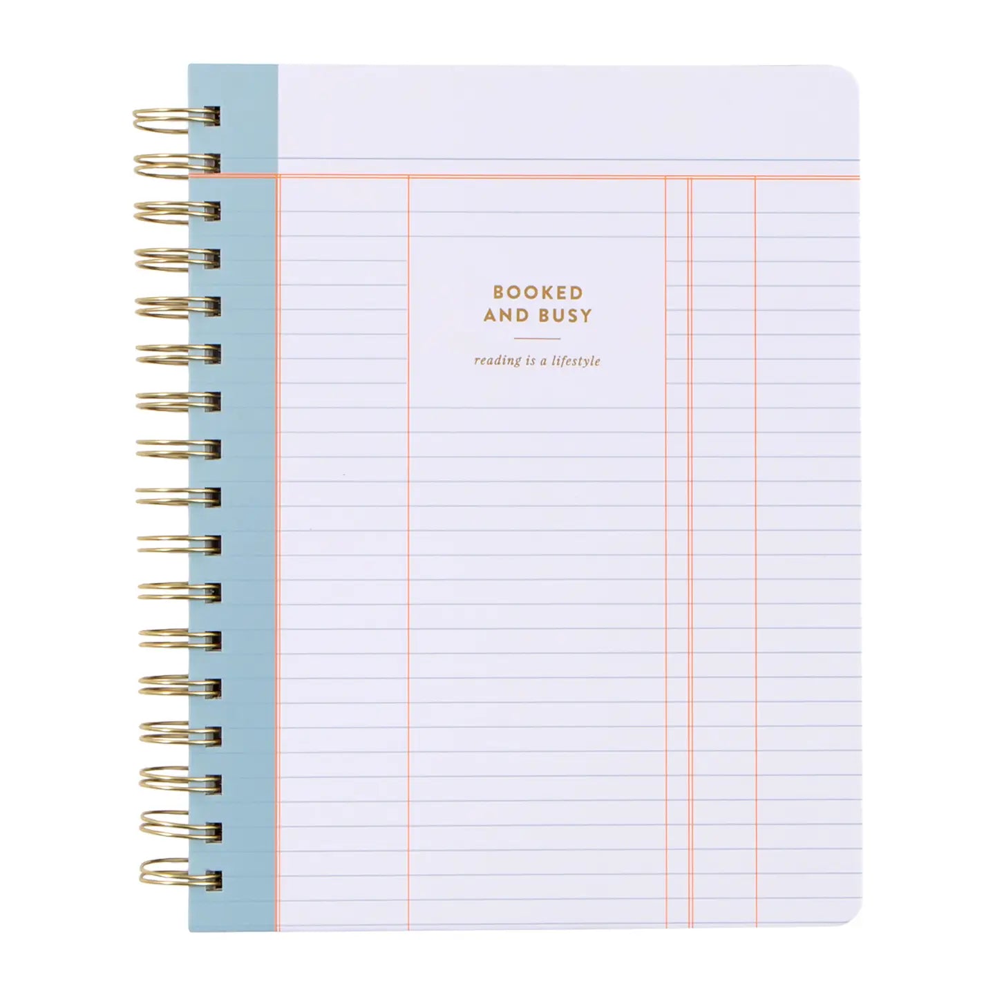 Booked and Busy Reader Spiral Notebook