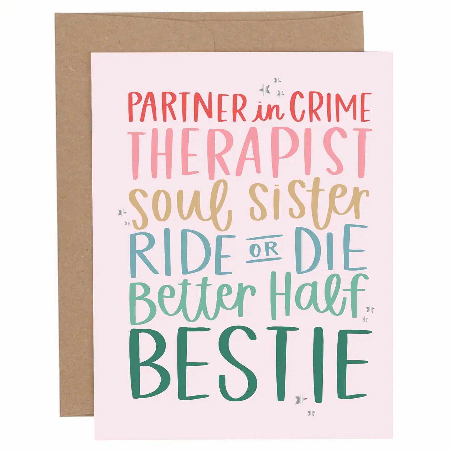 Bestie Friendship Greeting Card