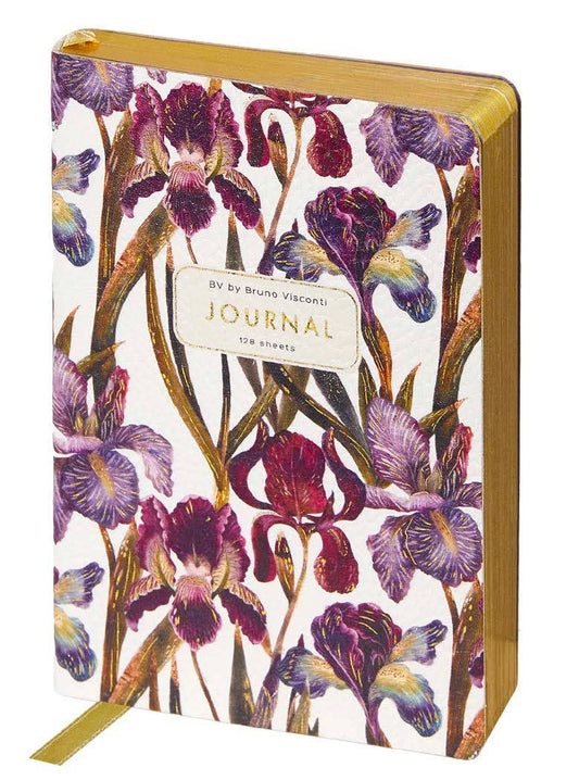 Vegan Leather Daily Planner Planner - Irises
