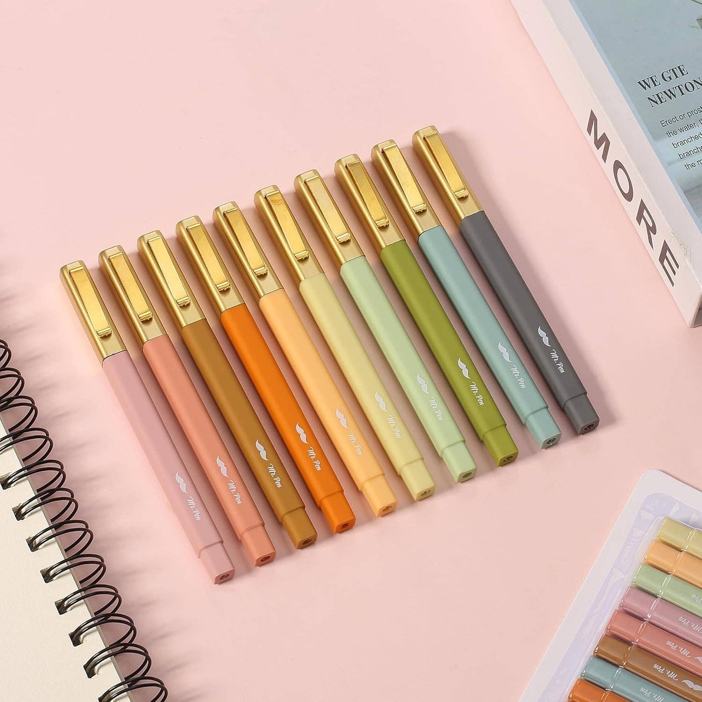 Bible Pens Gold Cap Aesthetic Writing Set