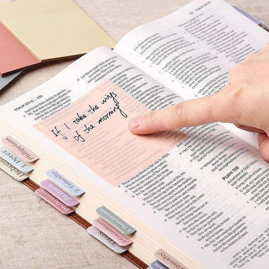 Mr. Pen- Transparent Sticky Notes, 3x3, 200 Sheets, Vintage Colors