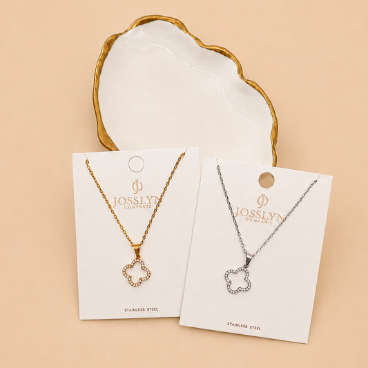 18K GOLD CLOVER NECKLACE | 40NK9680