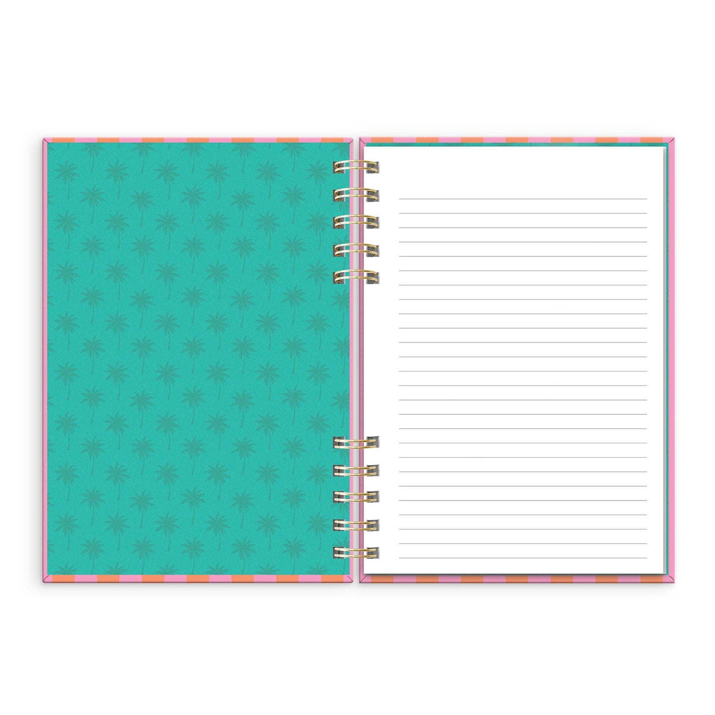 Cabana Stripes Harper Split-Spiral Notebook & Pen Set