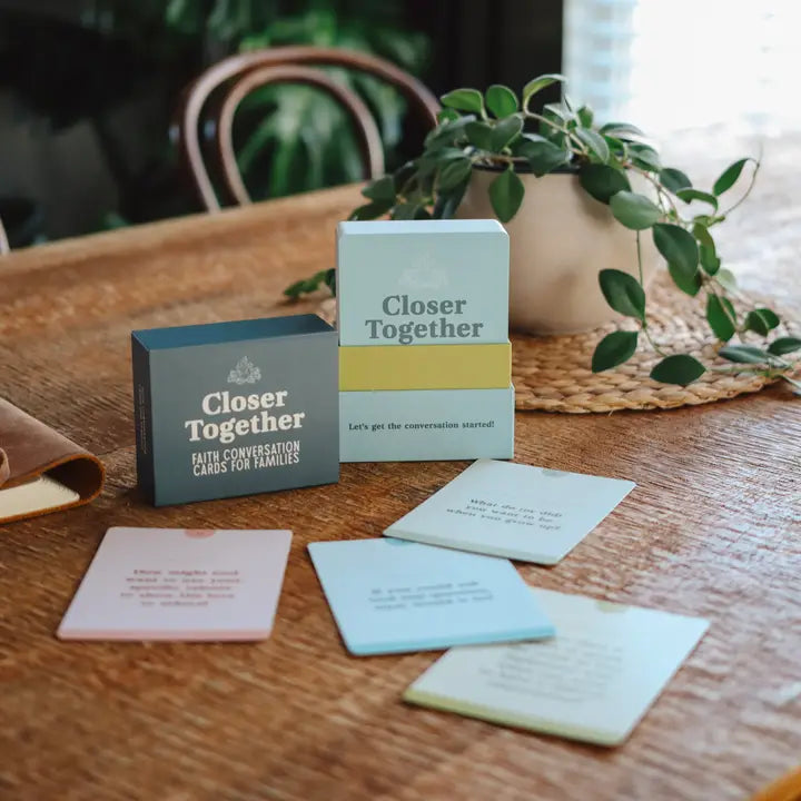 Closer Together: Christian Family Conversation Cards