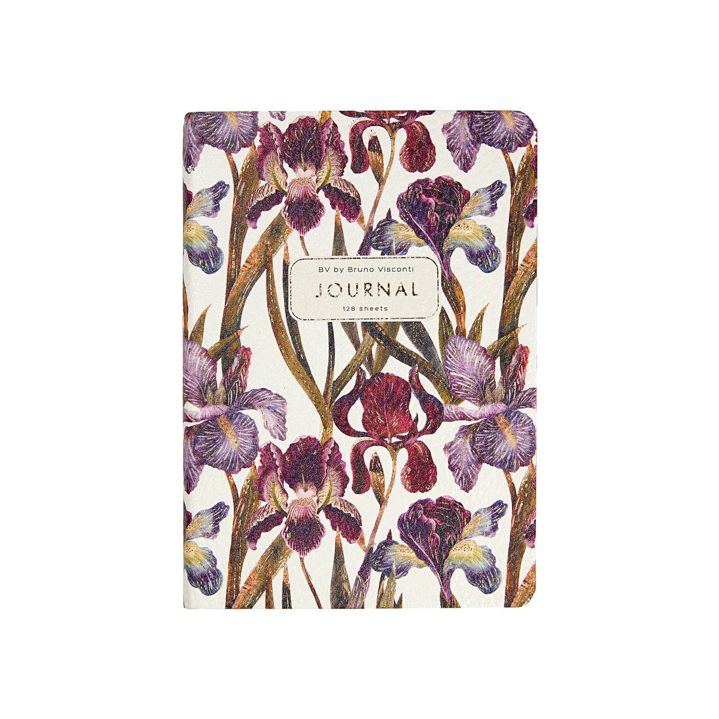 Vegan Leather  Daily Planner Planner - Irises