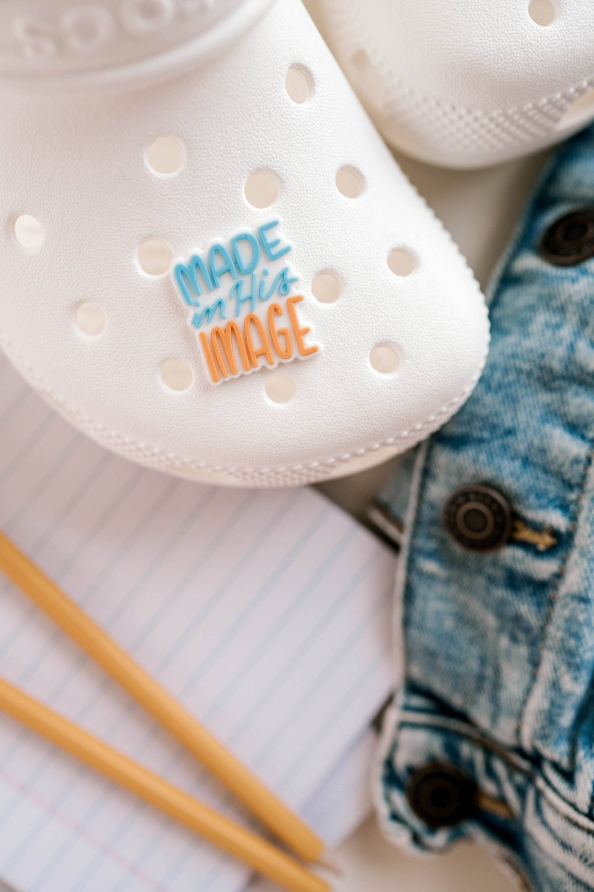 In His Image Shoe Charm I Christian Gift