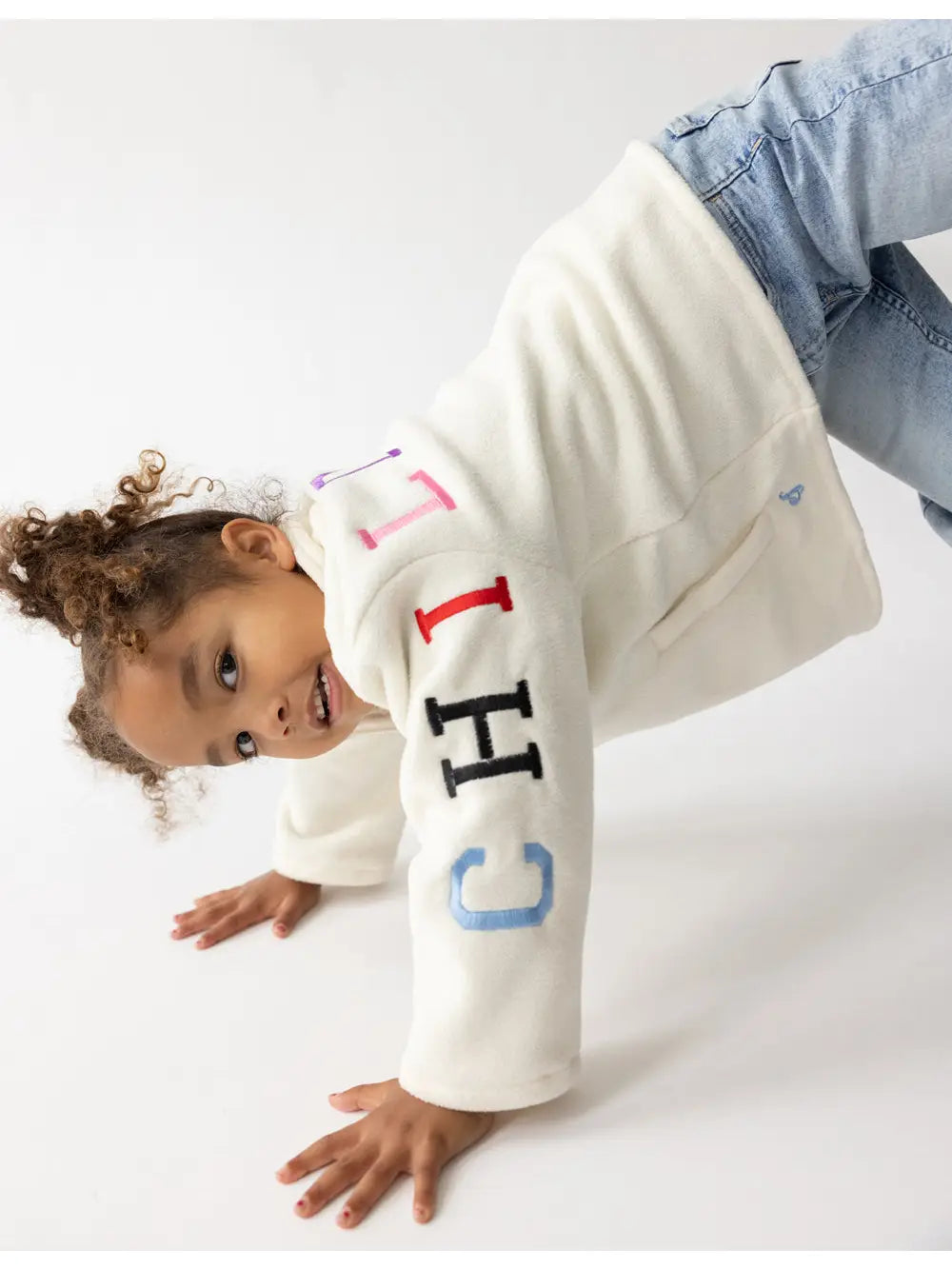 Child of God Fleece Kids Pullover-9/10Y