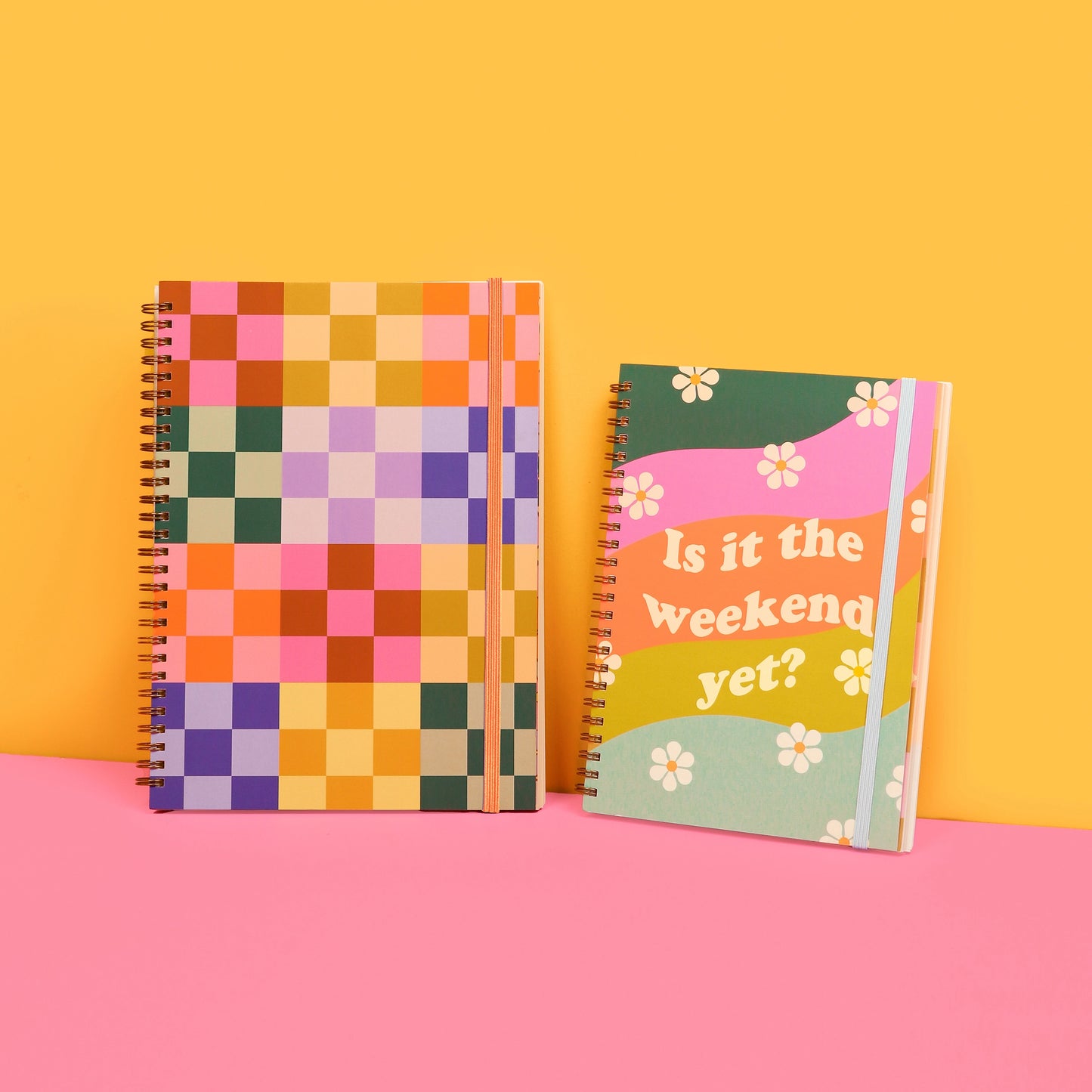 Undated Perpetual Planner - Bold Checker