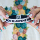 Men's Stretch Bracelet: Iron Sharpens Iron