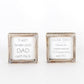 Dad Yes (Reversible) -Wooden Frame