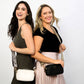 Kedzie Modernist Vegan Leather Crossbody Open Stock