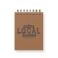Custom Support Local Business Mini Jotter Notebook