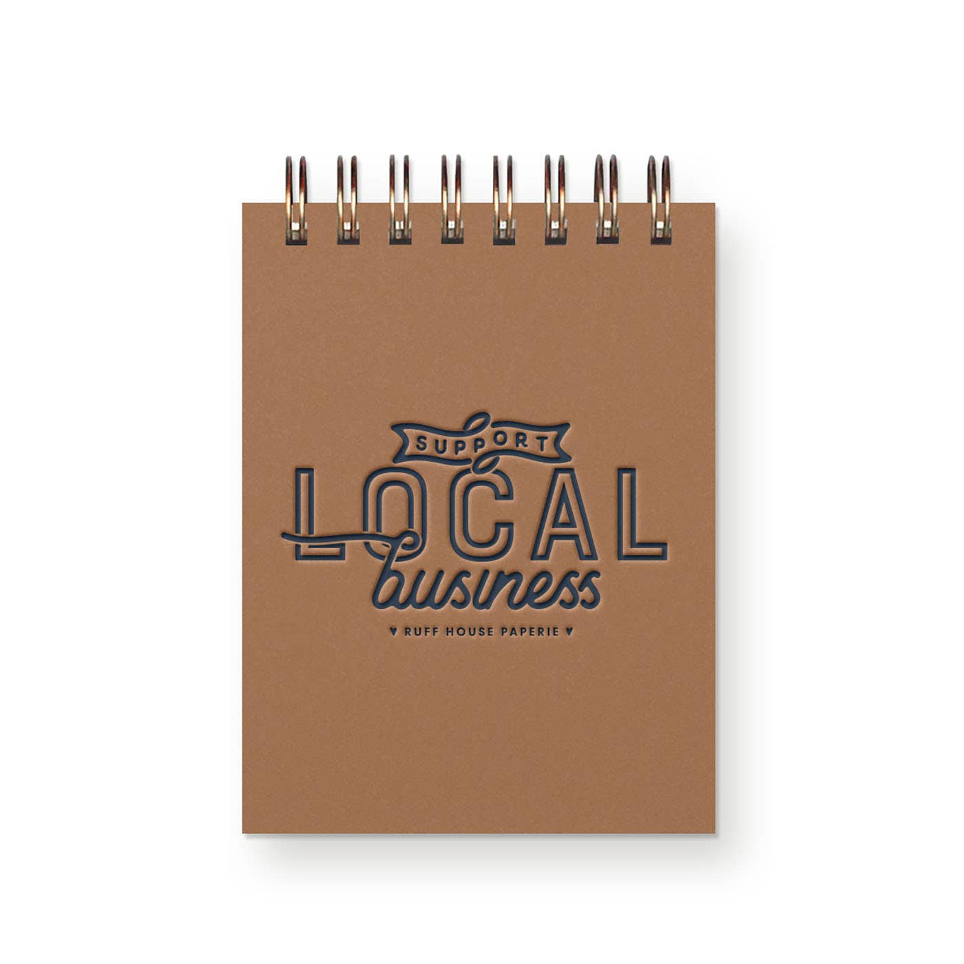 Custom Support Local Business Mini Jotter Notebook