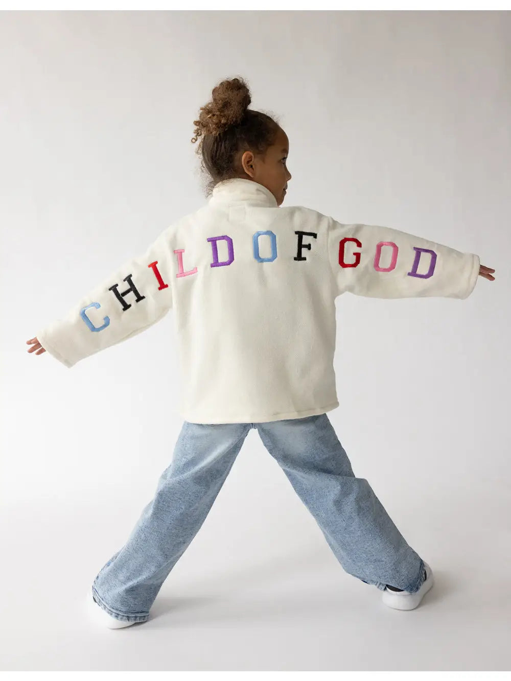 Child of God Fleece Kids Pullover-9/10Y