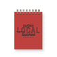 Custom Support Local Business Mini Jotter Notebook