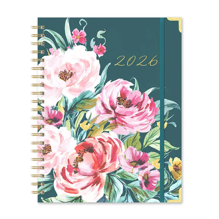 2026 Bella Flora Extra-Large Spiral Planner