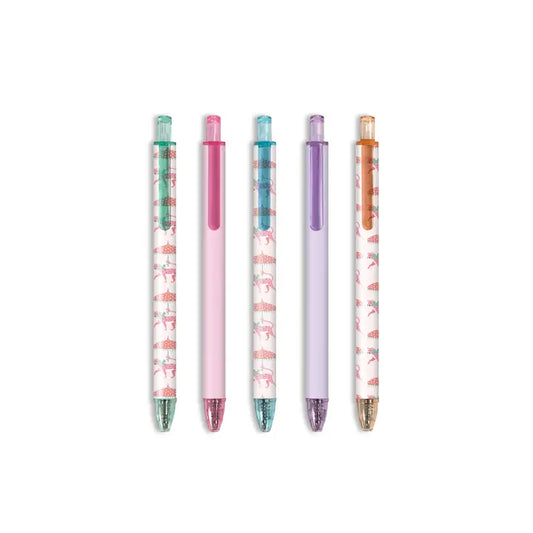 Leopard On Parade Soft-Touch Gel Pen Set