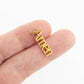 18K Gold PVD Stainless Steel Amen Word Charm