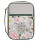 Bible Cover Fashion Green Floral He Restores My Soul Ps 23:3