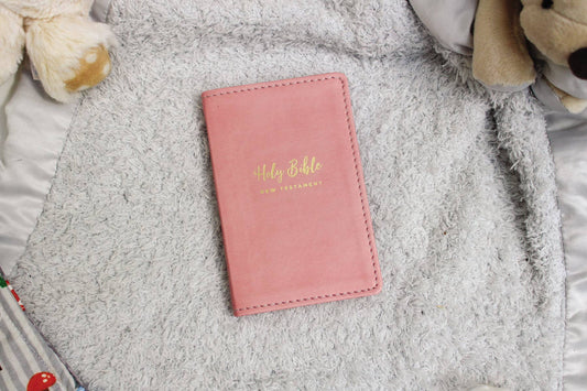 NIV Tiny Testament Bible, New Testament Leathersoft Pink