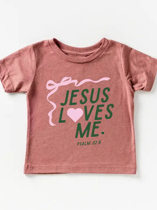Jesus Loves Me" Ribbon Tee