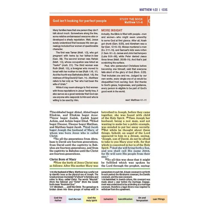 Color Code NKJV Bible Revealing God's Truth