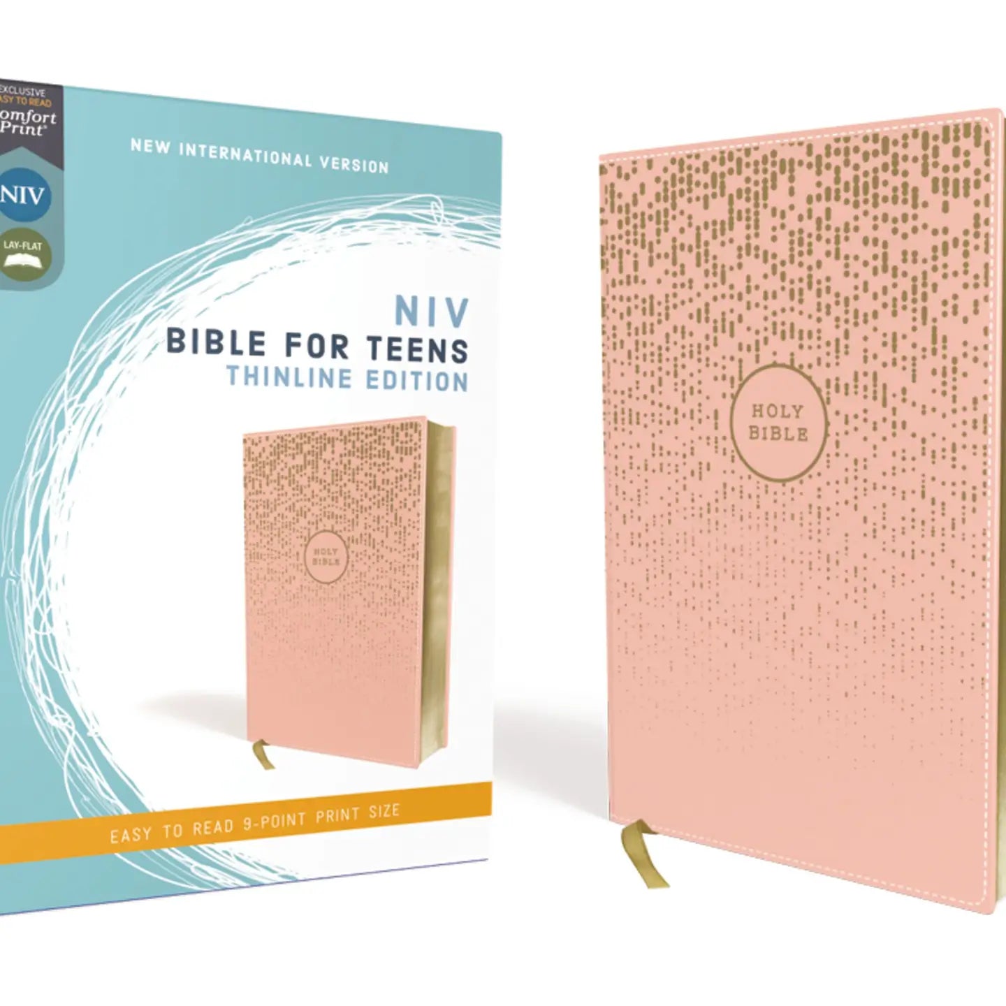 Niv Bible For Teens, Thinline Edition, Pink Leathersoft