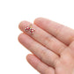 Hair Tie Charms: Enamel, Bow, Polka Dot, Gold CPG2452