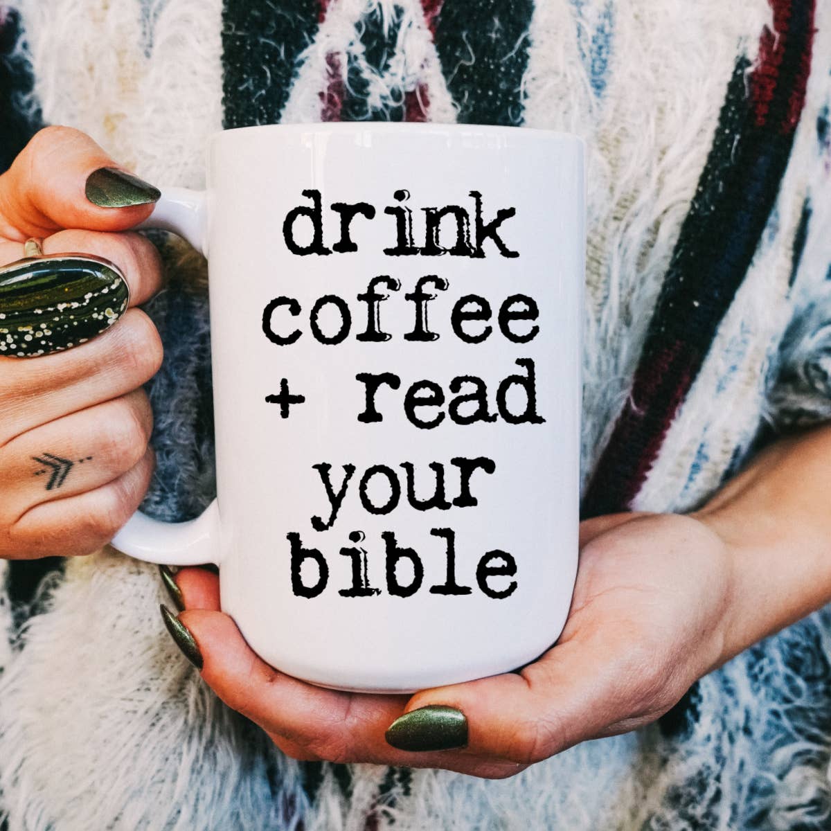 Read your bible mug, Coffee mug, Christian gift