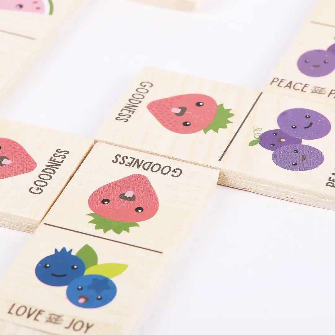Game Dominos Wood Fruit Of The Spirit