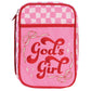 Kid Bible Cover Pink Bow Gods Girl