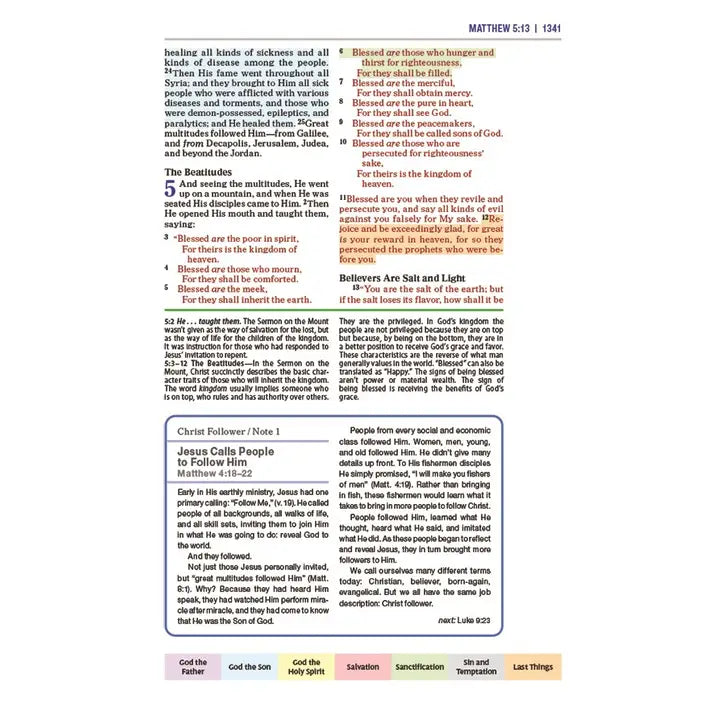 Color Code NKJV Bible Revealing God's Truth