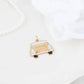18K Gold PVD Stainless Steel Just Married Car Charm