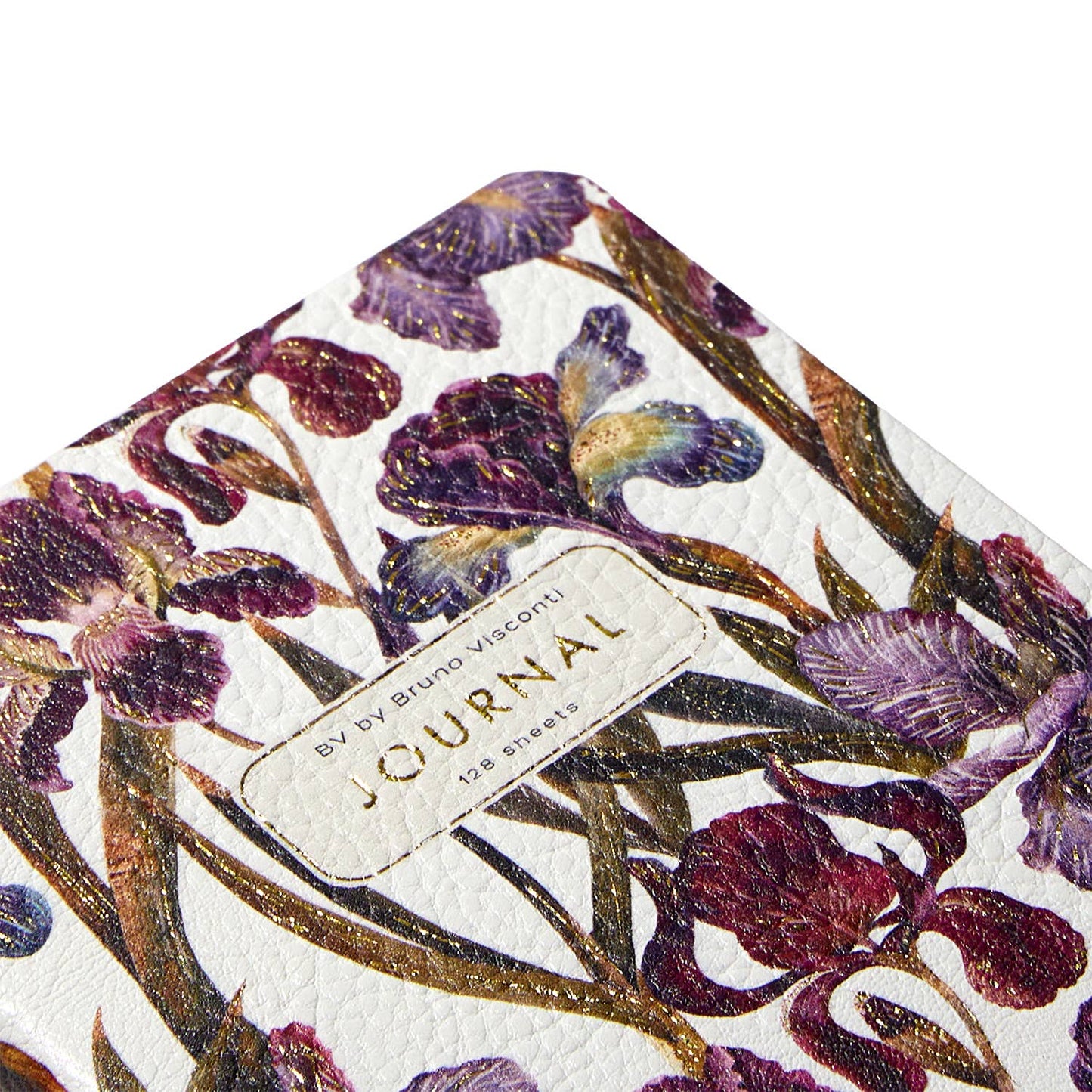 Vegan Leather  Daily Planner Planner - Irises