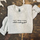 Can't Throw Stones While Washing Feet Embroidered Shirt