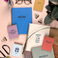 Custom Support Local Business Mini Jotter Notebook