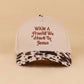 0304 What A Friend We Have In Jesus Two Tone Cotton Hat SI-29576