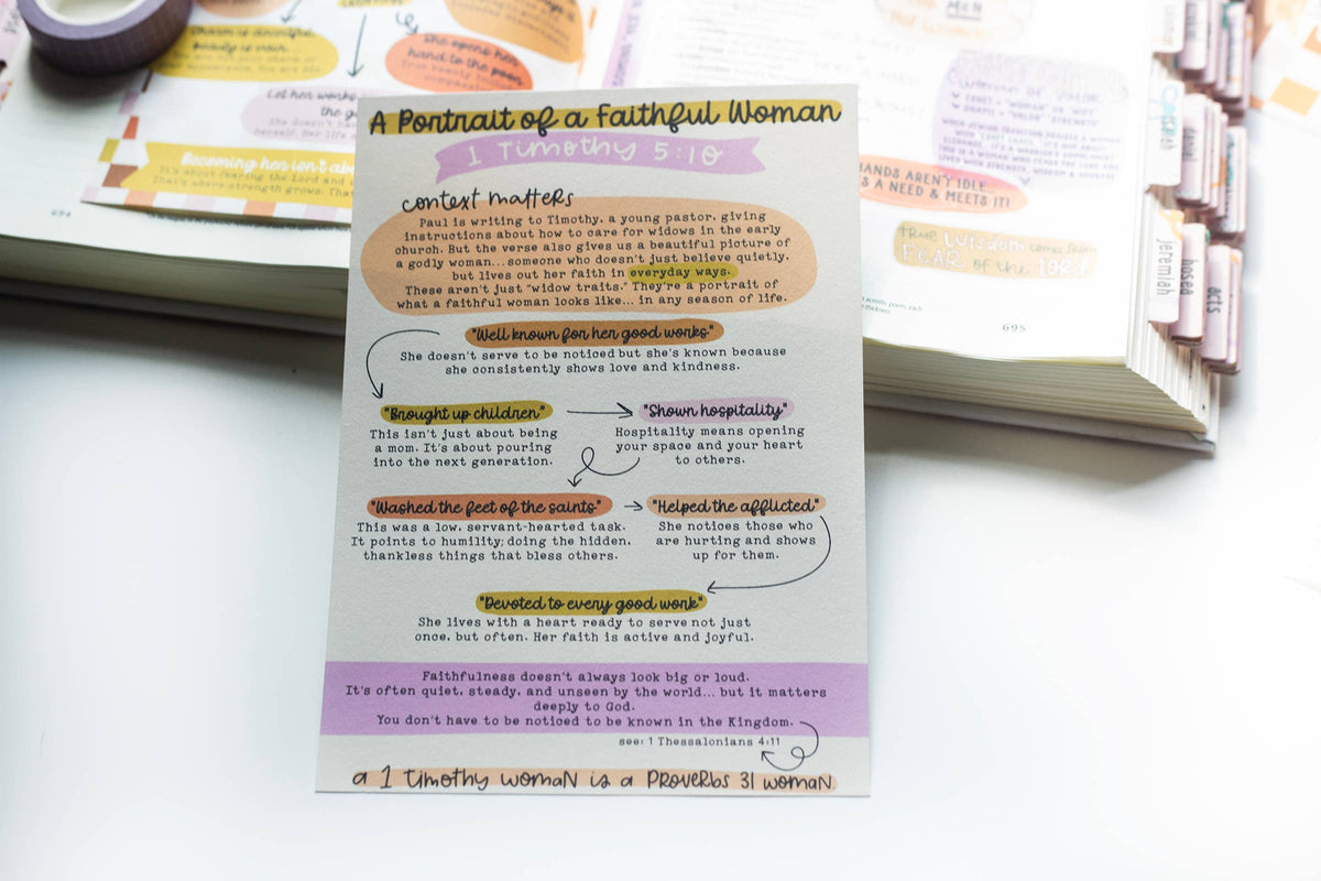 Bible Journaling Kit: Proverbs 31
