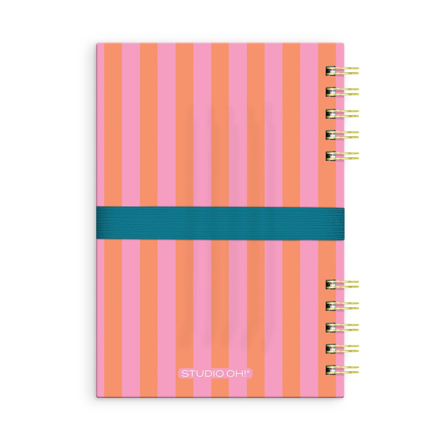 Cabana Stripes Harper Split-Spiral Notebook & Pen Set