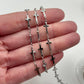 18k Gold PVD Stainless Steel Cross Chain By the Foot